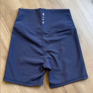 WILO Women's Dark Blue High-Rise Bike Shorts